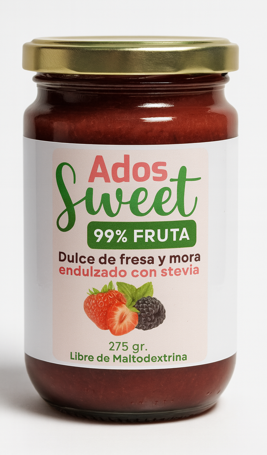 fresa mora mermelada